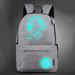 Illuminating Backpack With USB Cable Portal - WokeRUs
