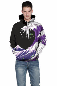 Purple Wavs Hoodie - WokeRUs