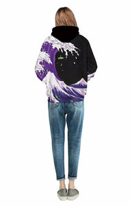 Purple Wavs Hoodie - WokeRUs