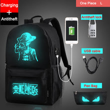 Illuminating Backpack With USB Cable Portal - WokeRUs